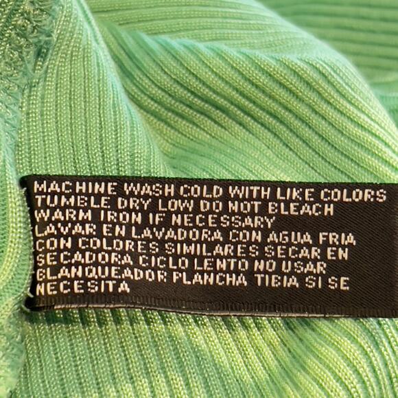 Button Up Top Carolyn Taylor Woman's XL Green Lace Trim Cotton Rayon Blend - Picture 13 of 13